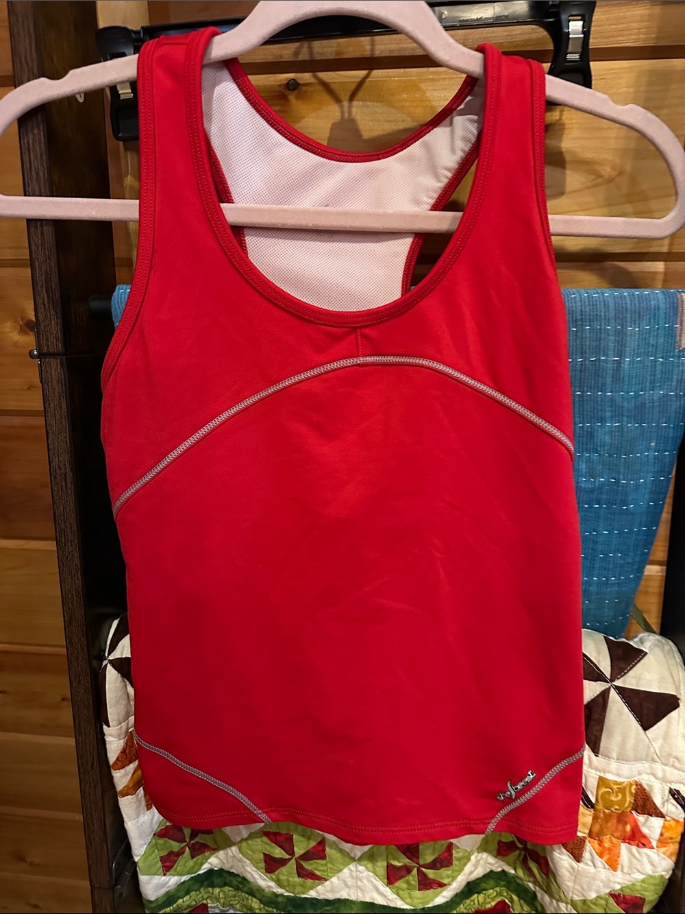 shebeest Red Racerback cycling Tank Top